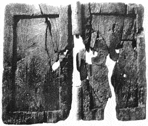 image of wooden diptych