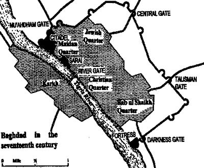 map of baghdad