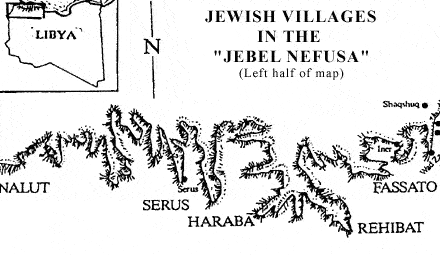 map of jewish villages