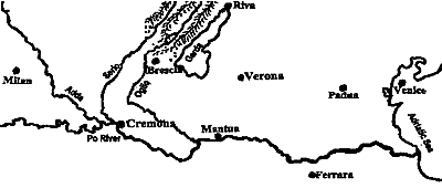 map of cremona
