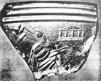 image of a glass vessel fragment