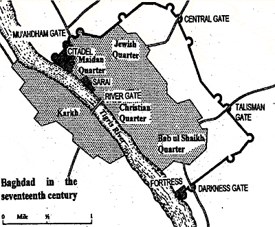 map of baghdad