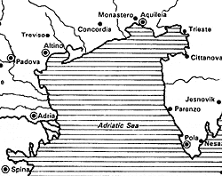 map of adriatic sea
